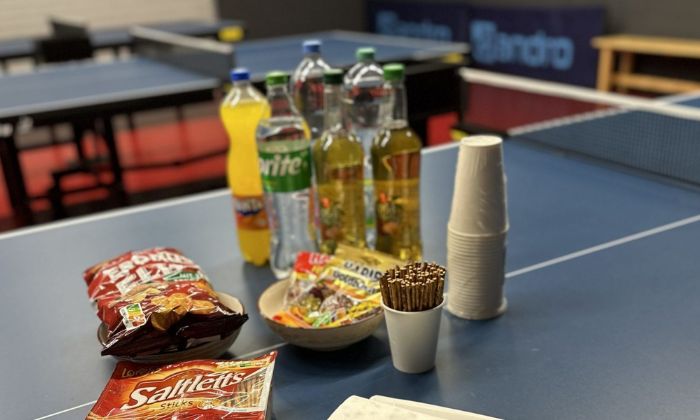 Verpflegung und Snacks zu Eurem Geburtstag möglich © Tischtennis Schule Cologne